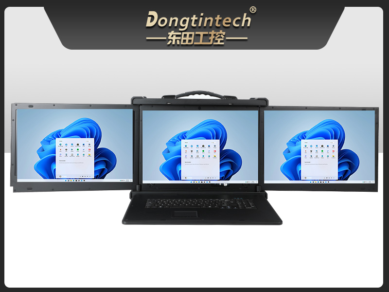 國產三屏工業便攜機,17.3英寸移動工作站筆記本,DT-S1437AD-U6780A