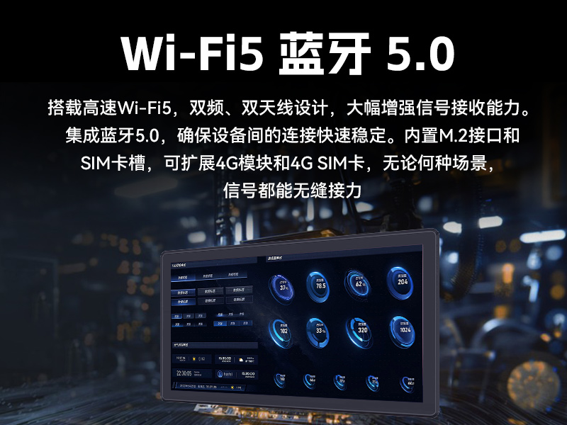 18.5英寸工業平板電腦,高清顯示觸摸工控一體機,DTP-1859-3568