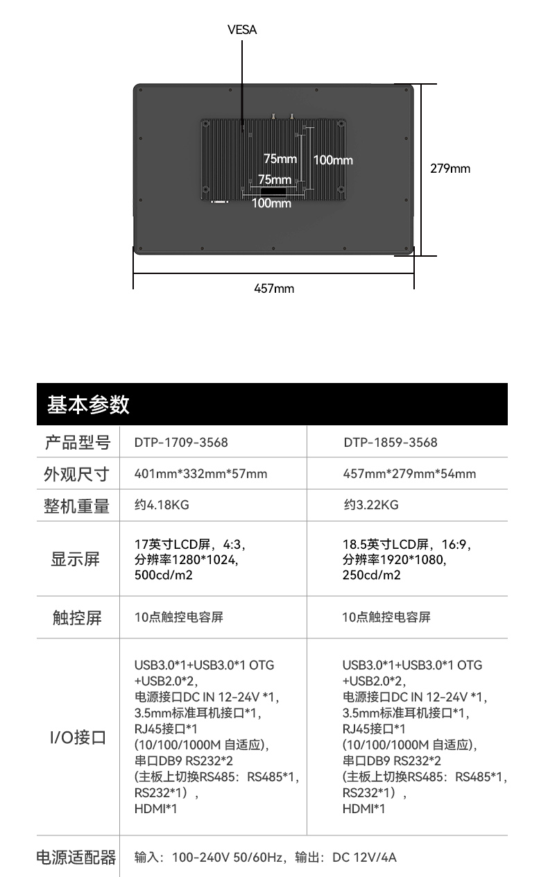18.5英寸工業平板電腦,高清顯示觸摸工控一體機,DTP-1859-3568.jpg