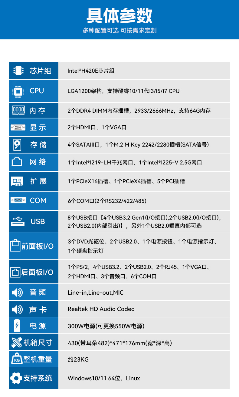 工業(yè)自動化,4U機(jī)架式工控機(jī),東田工業(yè)電腦推薦,DT-610X-JH420MA.jpg